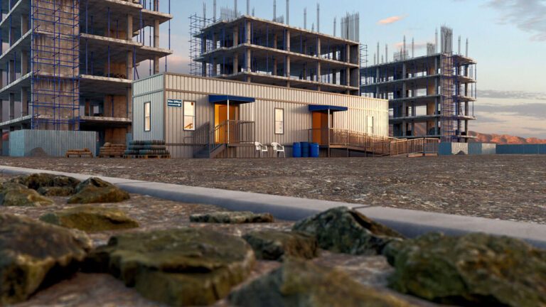 Construction modular building by Nadler Modular